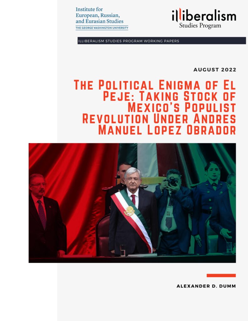 Dumm The political enigma of el peje cover page (1)