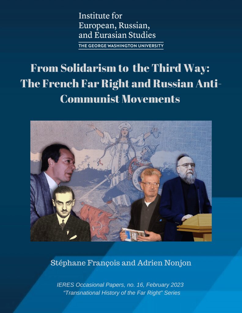 Transnational History of the Far Right covers