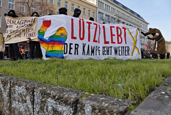 Wissen and Brand Lützerath banner