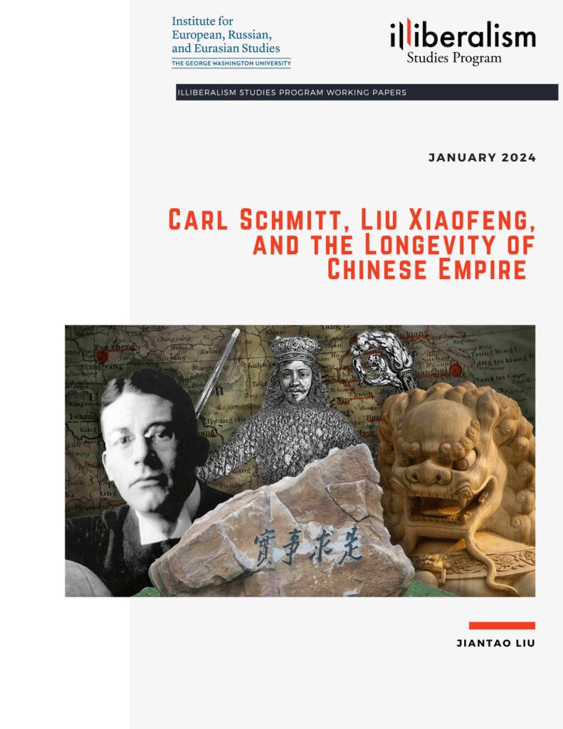 Liu - Carl Schmitt Liu Xiaofeng and the Longevity of Chinese Empire cover page (1)