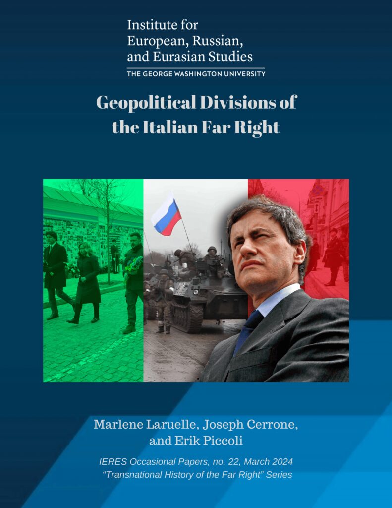 Laruelle Crrone Piccoli Geopolitical Divisions cover page